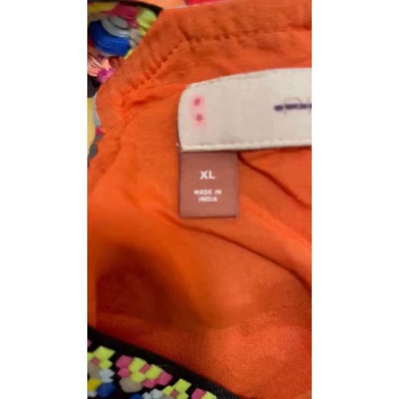 Anthropologie Pilcro Abstract Peplum Tank Size XL - Picture 8 of 8